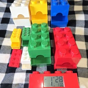 LEGO Bright Brick Storage and Clock Set